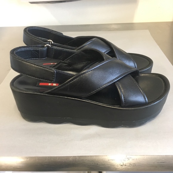 prada wavy sandal